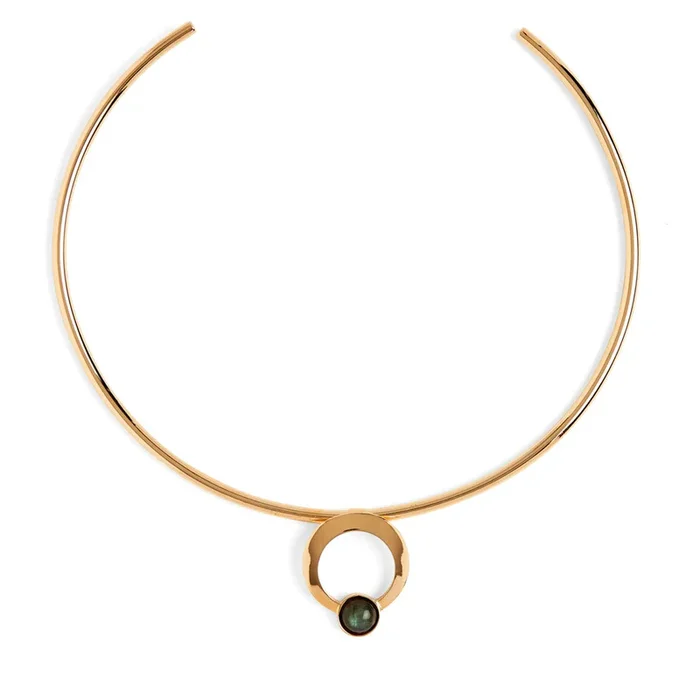 Halo Collar in Gold