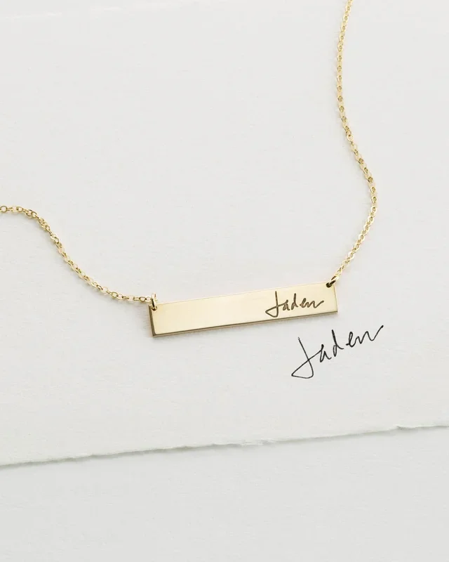 Handwriting Necklace