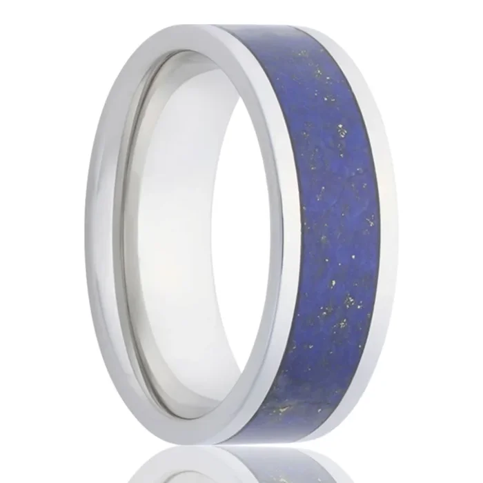 Heavy Stone® Cobalt Lapis Men’s Band