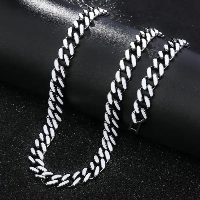 Helloice 10mm Enamel Miami Cuban Chain