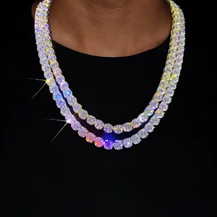 Helloice 6mm S925 & Moissanite Tennis Chain