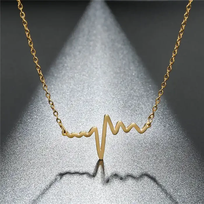 Helloice Fancy Stylish Heartbeat Necklace