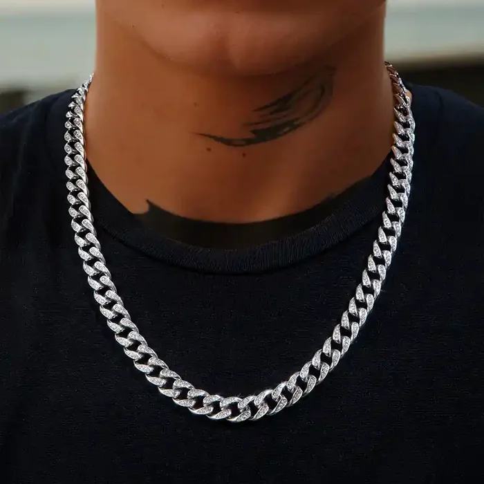Helloice Iced 10mm Teardrop Miami Cuban Chain
