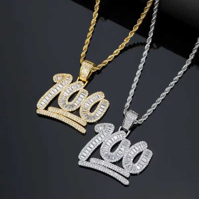 Helloice Iced Baguette 100 Pendant