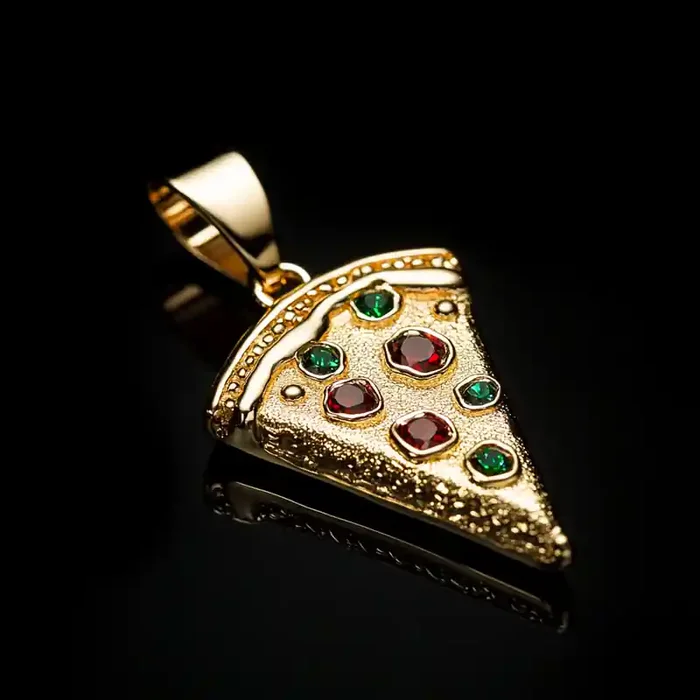Helloice Iced Pizza Pendant