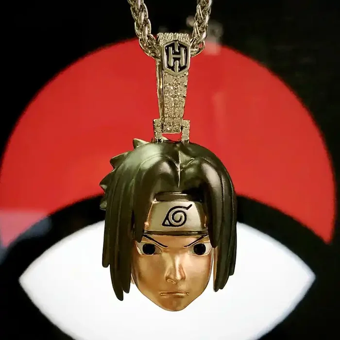 Helloice Sasuke Pendant in White Gold