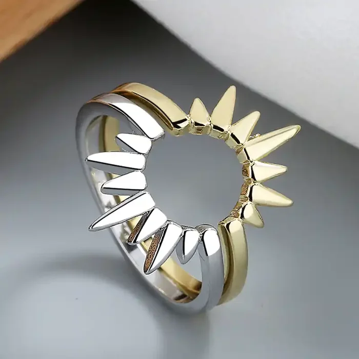 Helloice Sun Rays Multiple Rings