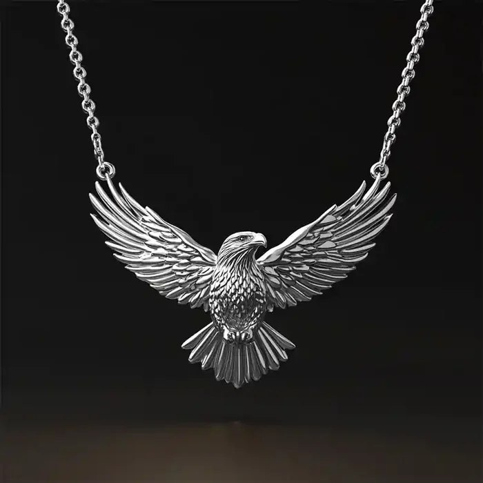 Helloice Unique Eagle Pendant Necklace