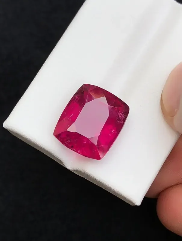 HGTL CERTIFIED 11.15 Ct Natural Purplish Pink Tourmaline Gemstone