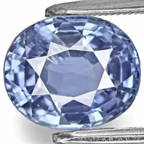 IGI Certified Burma Blue Sapphire, 3.83 Carats, Vivid Blue Oval