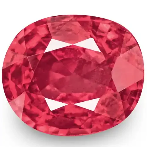 IGI Certified Burma Spinel, 0.82 Carats, Bright Pink Cushion