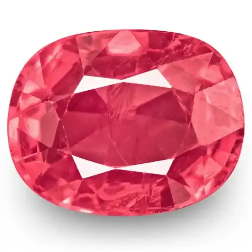 IGI Certified Burma Spinel, 0.92 Carats, Lustrous Pink Oval