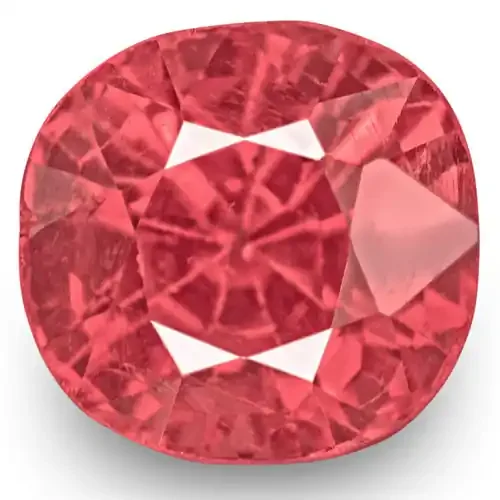IGI Certified Burma Spinel, 0.98 Carats, Lustrous Pink Cushion