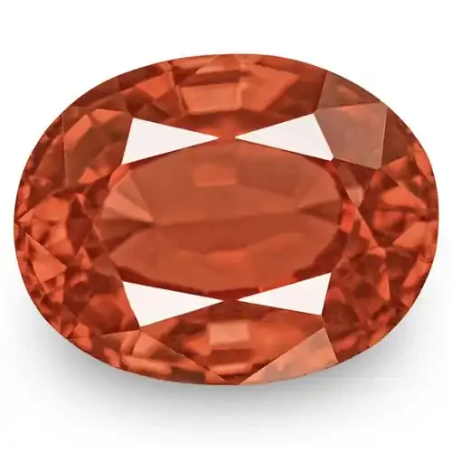 IGI Certified Burma Spinel, 2.01 Carats, Intense Brownish Orange Oval