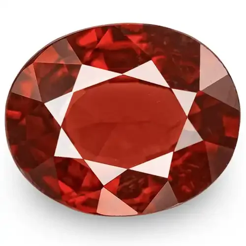 IGI Certified Burma Spinel, 2.87 Carats, Deep Brownish Red Oval