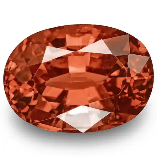 IGI Certified Burma Spinel, 3.02 Carats, Fiery Rich Reddish Orange Oval