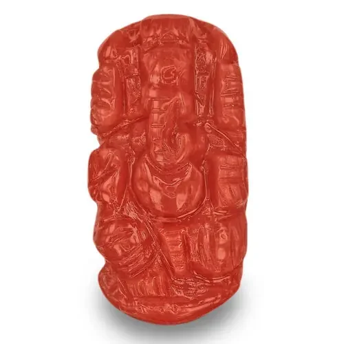 IGI Certified Italy Coral, 7.05 Carats, Orangy Red