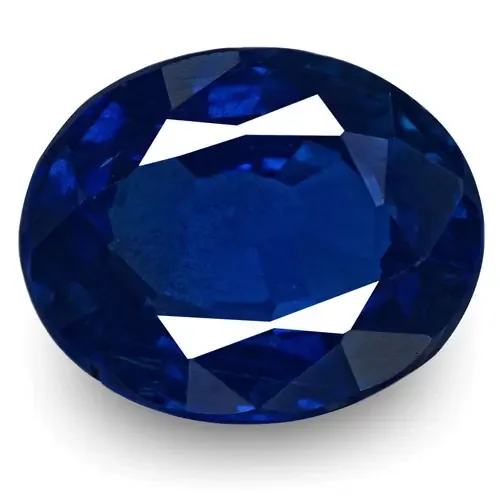 IGI Certified Madagascar Blue Sapphire, 0.90 Carats, Royal Blue Oval