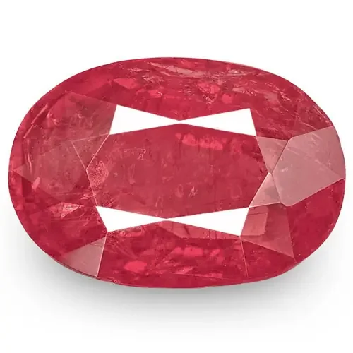 IGI Certified Madagascar Ruby, 2.91 Carats, Intense Pinkish Red Oval