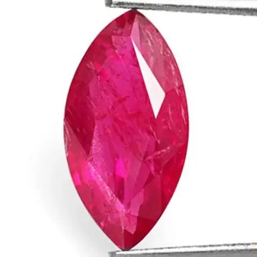 IGI Certified Mozambique Ruby, 3.27 Carats, Intense Red Marquise