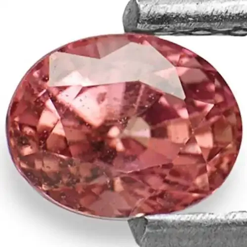 IGI Certified Sri Lanka Padparadscha Sapphire, 0.78 Carats, Oval