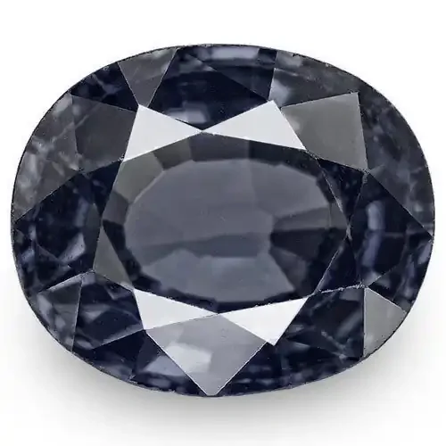IGI Certified Sri Lanka Spinel, 3.37 Carats, Dark Greyish Blue Oval