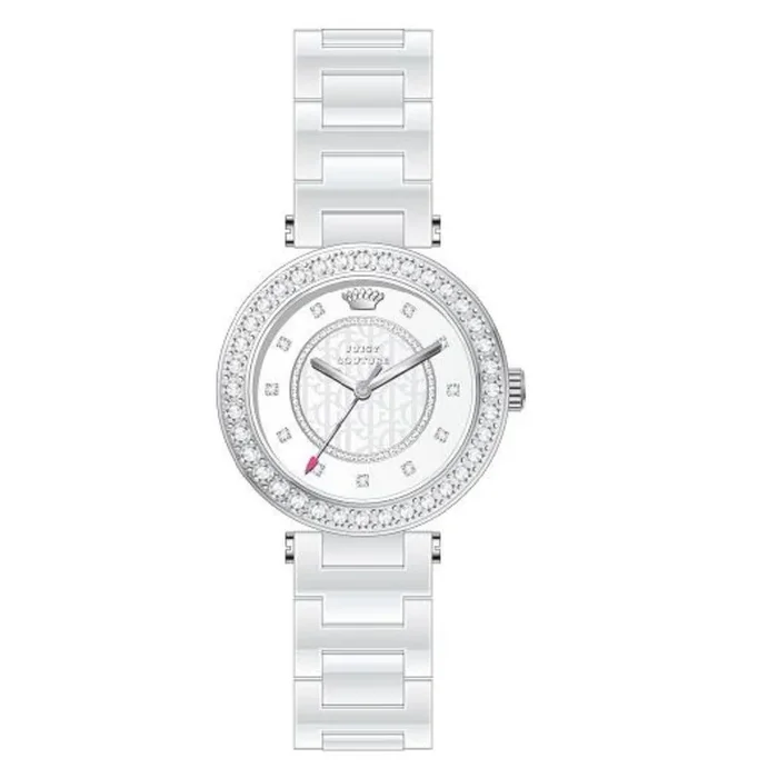 Juicy Couture with 34X34 MM White Watch Band; 1901259