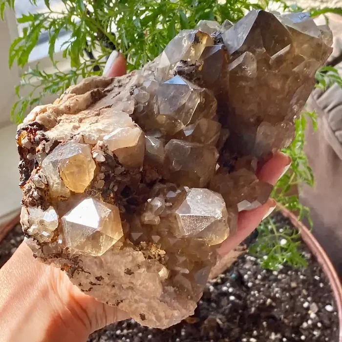 Large, Top Shelf, Natural Kundalini Quartz, Citrine From Democratic Republic Of Congo