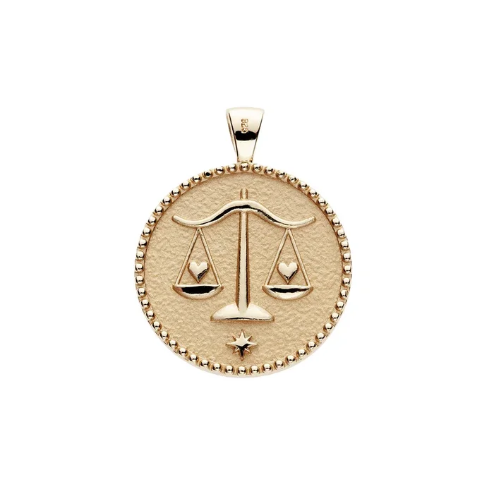 LIBRA JW Zodiac Pendant Coin – Sep 23 – Oct 22