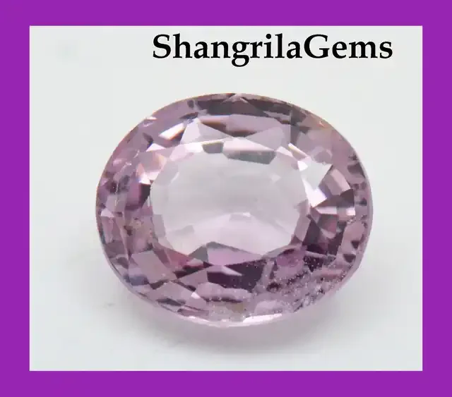 Light Pink & Lavender Spinel Gemstone 1.52ct 7.43mm Certify