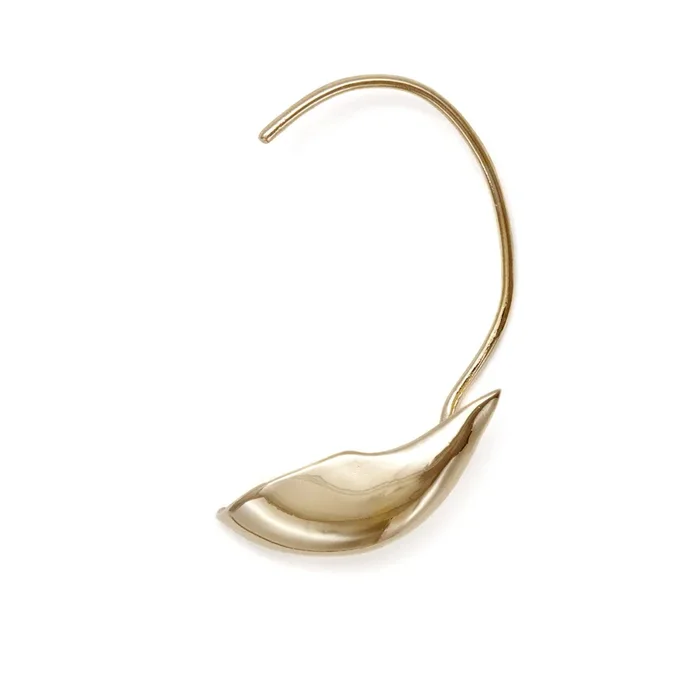 Lobe Ear Cuff in Gold- Left Ear