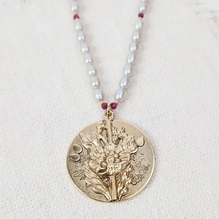 Marigold Necklace -16″