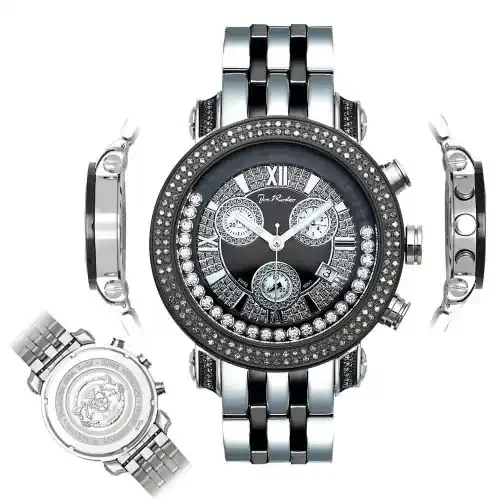 Men‘s Diamond Watch Joe Rodeo Classic JCL41(W) 1.75 Ct Illusion Dial