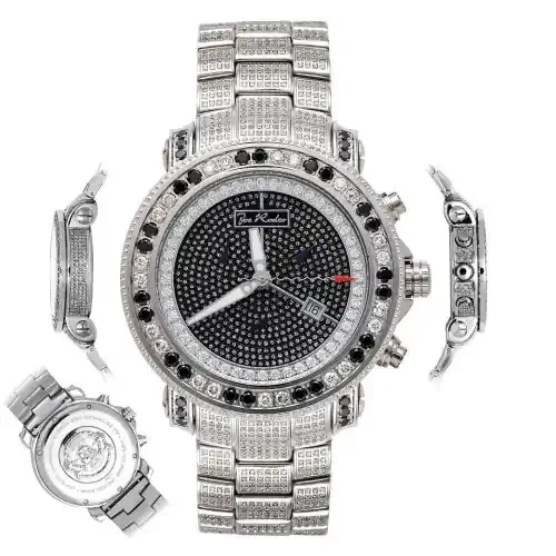 Men‘s Diamond Watch Joe Rodeo Junior JJU44 13.25 Ct Illusion Dial