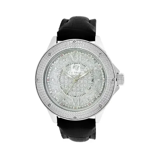 Men‘s Ice Mania IM3066 Genuine Diamond 24-Hour Dial Illusion Dial Watch 0.08 CT.