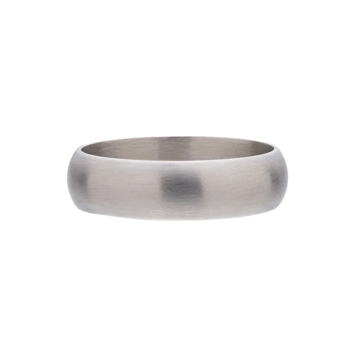 Métier Modern 14kt White Gold Classic Band – 6mm