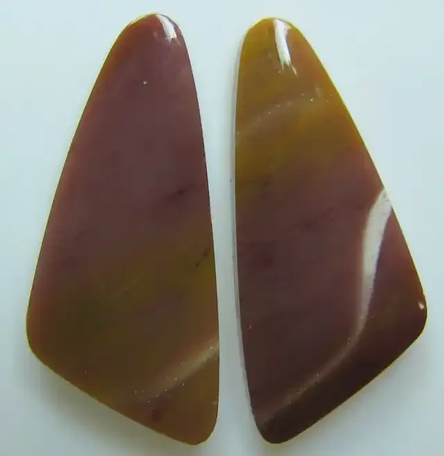 MOOKAITE AUSTRALIAN JASPER MATCHING PAIR OF STONE 22.40 CTS