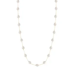 Multi Coin Pearl Necklace