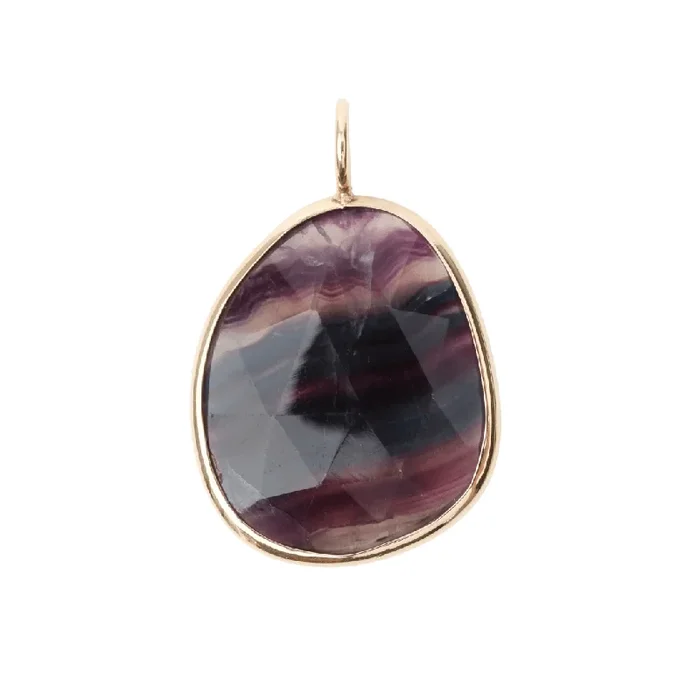 Multi Fluorite Elizabeth Stone Charm