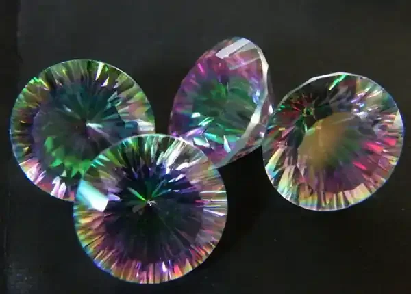 MYSTIC QUARTZ ‘‘FOUR TWILIGHT‘‘ VS 29.50CTS [S2661]