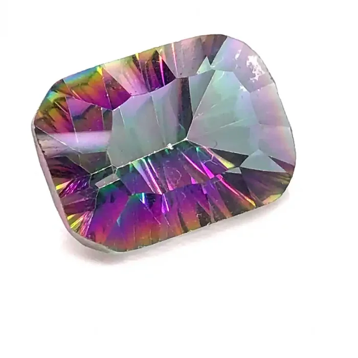 Mystic Quartz Gemstone Cushion Cut OMR 441