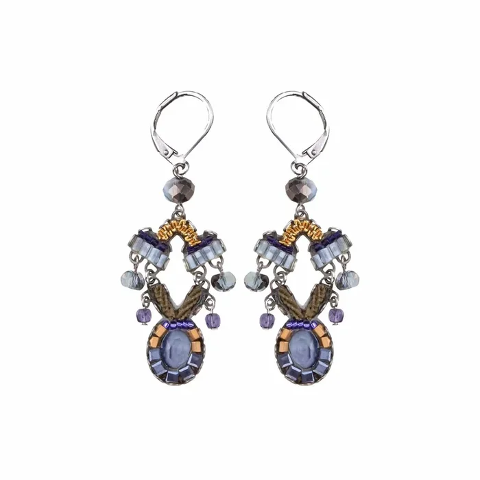 Mystical Grape Manu Earrings