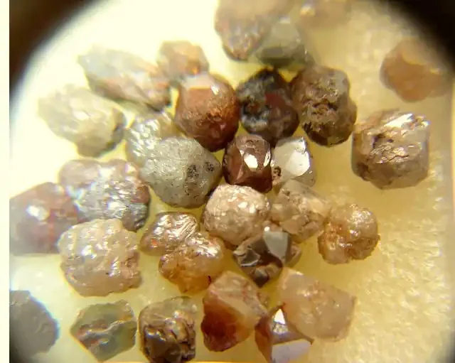 nat- earthmined fancy mix colour diamond roughlot-40CTW-30PC