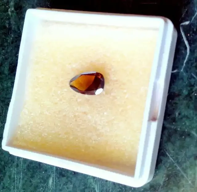 NATURAL BROWN DIAMOND, 1.55CTWSIZE,PEARS SHAPE,1PCS