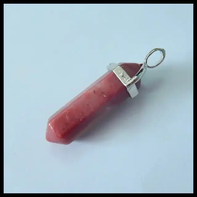 Natural Faceted Jasper Pendant Bead,39x8mm,23.5ct(17052704)