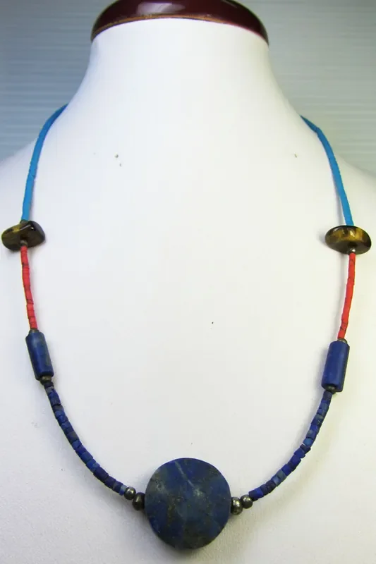 NATURAL LAPIS LAZULI NECKLACE MJA 246