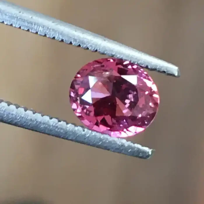 Natural Orangish Pink Sapphire Loose Gemstone New Sri Lanka