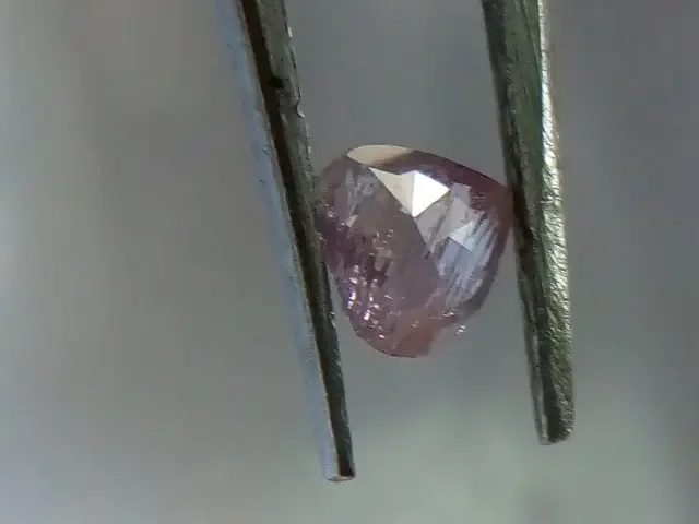 NATURAL PURPLE-PINK DIAMOND,0.28CTWSIZE,HEARTSHAPE,1PCS