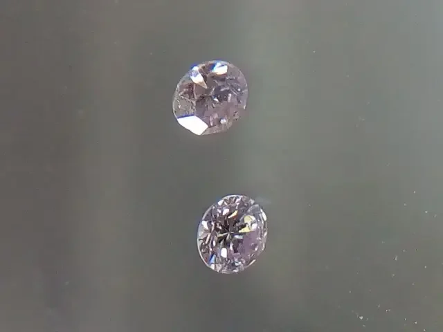NATURAL PURPLE- PINK DIAMOND,1.7MM-2PCS