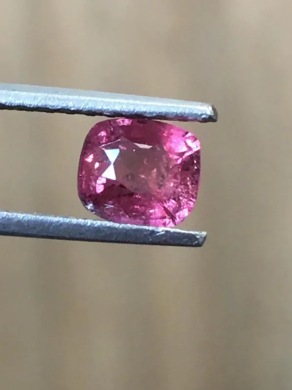 Natural Rediish Orange Pink sapphire Loose Gemstone New Sri Lan